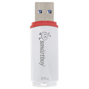  USB 64GB, SMARTBUY Crown, USB 2.0, , SB64GBCRW-W