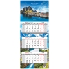 Календарь квартальный 2023г. 3 бл. на 4 гр. OfficeSpace Premium Горы