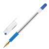 Ручка шариковая MC GOLD чернила на масл. осн. 0,5мм, с резиновым упором, синяя
