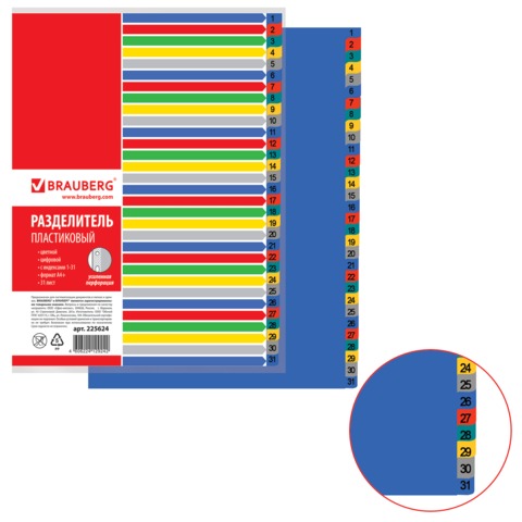  . 4+  (1-31)  , , BRAUBERG 225624