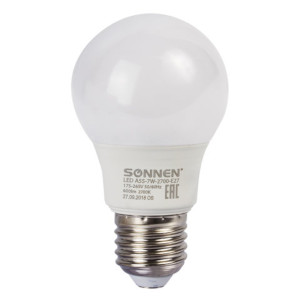   SONNEN, 7(60), E27, , /, LED A55-7W-2700-E27, 453693