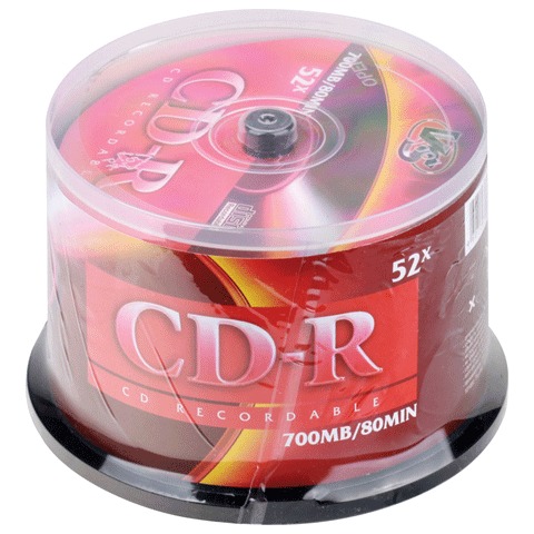 CD-R VS 700Mb 52x 50 Cake Box VSCDRCB5001 (/ - 20106 )