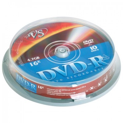 DVD-R VS 4,7Gb 10 Cake Box VSCDRCB1001 (/ - 20410 )