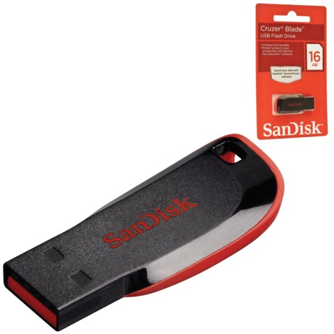  USB 16Gb SANDISK Cruzer Blade USB 2.0,  /  - 15/10, 