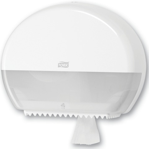 Держатель для туалетной бумаги Tork-Box mini белый, 345080 (бумага 122264, 121921)